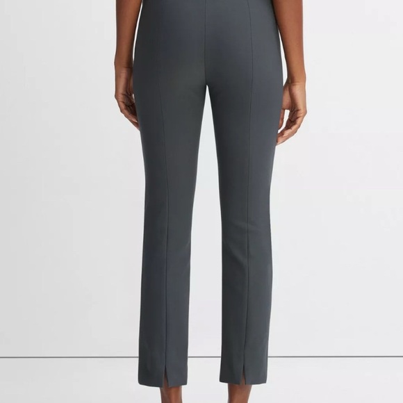 Vince Ponte Front Seam Pants Sz S Stitch Front Seam Ponte Legging Dark Grey - Picture 3 of 13